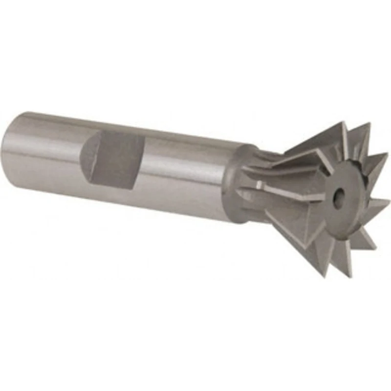 Whitney Tool 60 1 Cut Diam, 7/16 Cut Width, High Speed Steel Dovetail Cutter Uncoated, 1/2 Shank Diam, 2-1/2 OAL, 10 ...